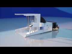 3 Boquilla de pila máquina de girar papel correr alimentación de paletas