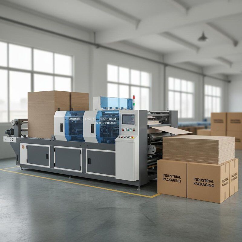 Material de membrana de papel laminador de flauta de alta velocidad con espesor de laminación de 1 a 10 mm y tipo de embalaje cartones para la industria