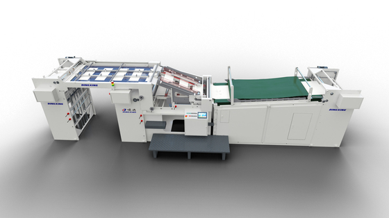 Máquina laminadora de cartón de 1410 mm de ancho DX-1410 de alta velocidad